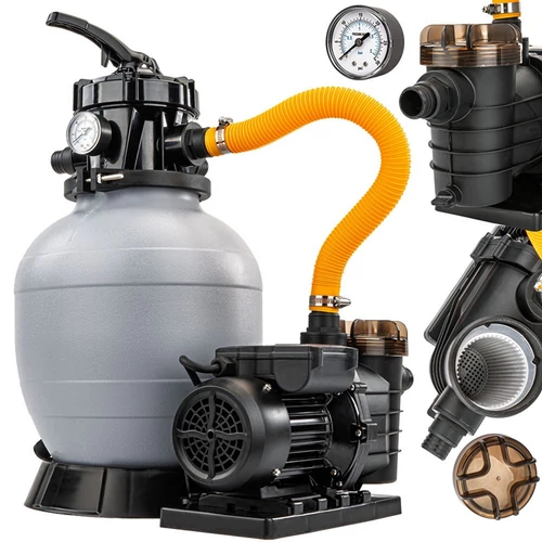 Powermat Homokszűrős szivattyú úszómedencéhez, 7900 l/h, 250W, PM-PPDB-250J 