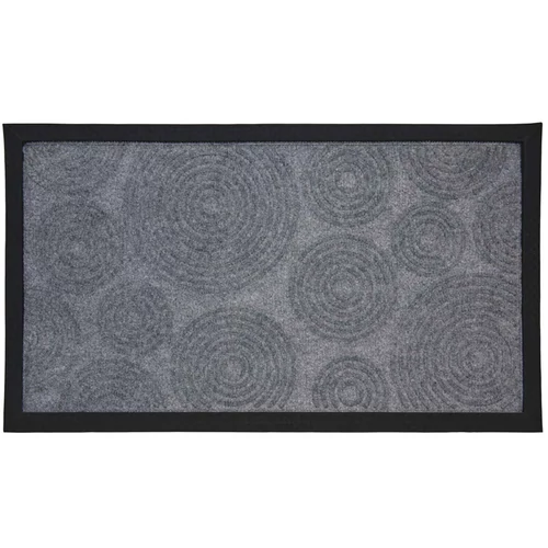 Nagyméretű gumis lábtörlő, 40 x 70 cm, világosszürke