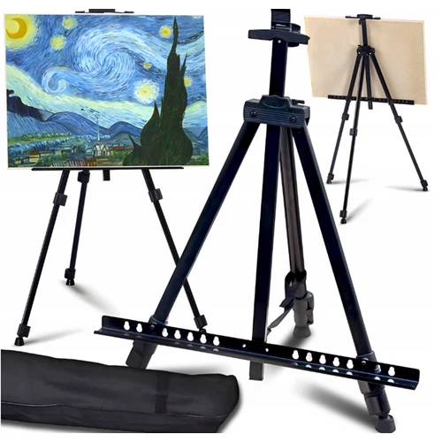 158 cm-es kültéri-beltéri festőállvány alumíniumból, ajándék tokkal, RT