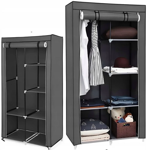 EasyUP Mobil gardróbszekrény 170 x 90 x 45 cm szürke RT