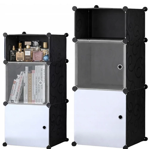 HÖGLER ELEGANCE Moduláris Push-Fit éjjeliszekrény fekete 91 x 37 x 39 cm