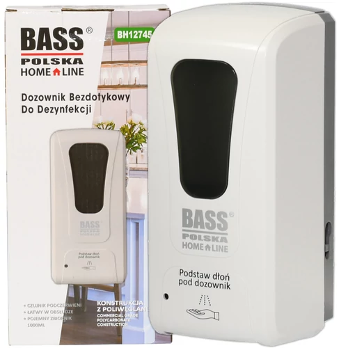 Érintésmentes fertőtlenítőszer permet adagoló, 1000 ml