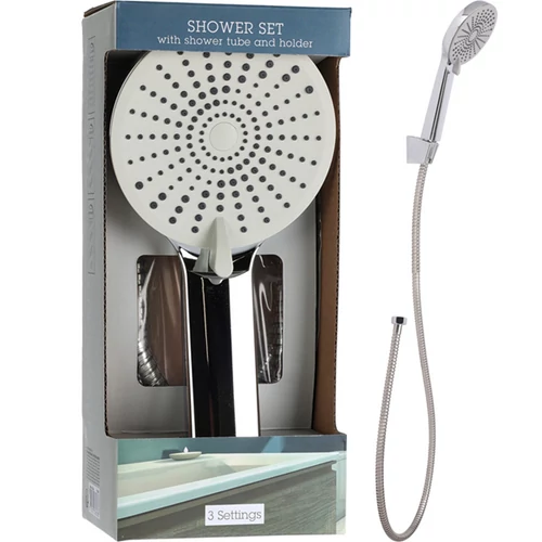 Bathroom Solutions zuhanygarnitúra, 150 cm hosszú tömlővel