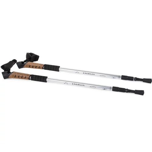 2 db trekking túrabot, szürke, 64-135 cm 