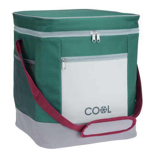 COOL 30 literes XXL hűtőtáska, thermo-s, 37 x 31 x 31 cm, zöld