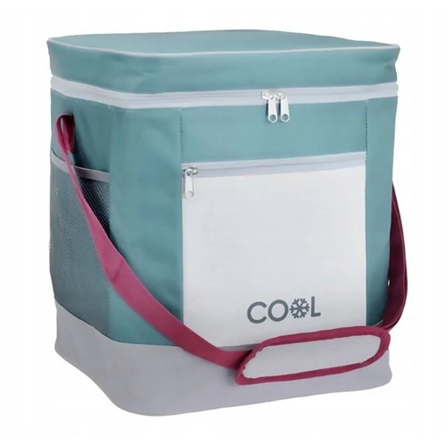 COOL 30 literes XXL hűtőtáska, thermo-s, 37 x 31 x 31 cm, világoszöld