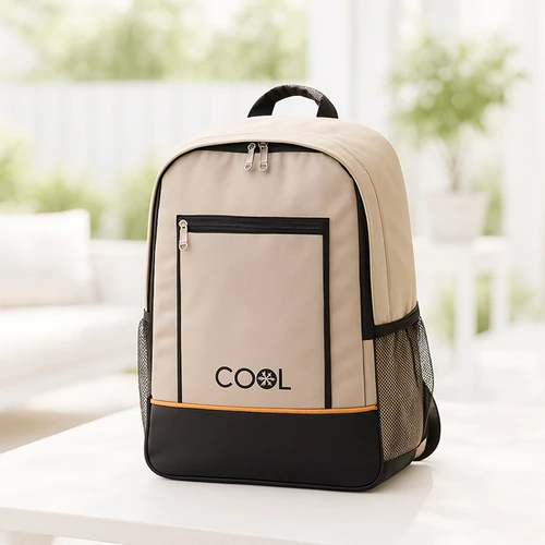 COOL Hűtőtáska hátizsák, 20L, 45 x 16 x 31 cm, 600D Oxford, Khaki