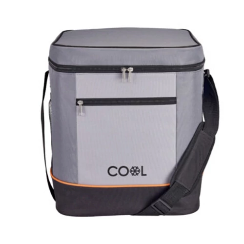 COOL 30 literes XXL hűtőtáska, 7 mm thermo-s, 600D Oxford, 37 x 31 x 31 cm, szürke