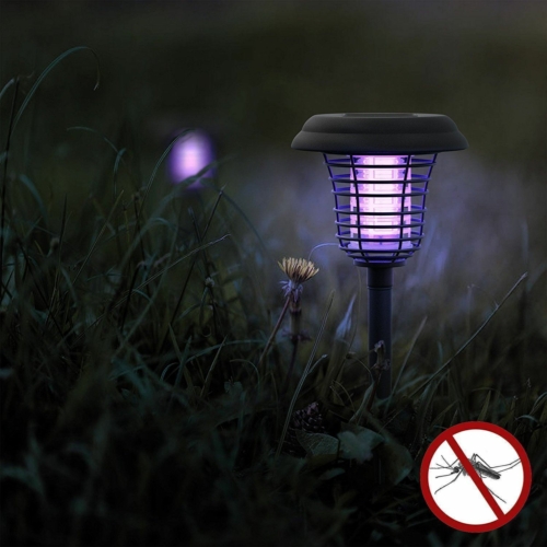 Napelemes leszúrható kerti szúnyogirtó UV LED lámpa