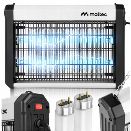 MasterKiller Megbízható Erős Elektromos 2 csöves szúnyogirtó, UV lámpa, 16W, 3800V