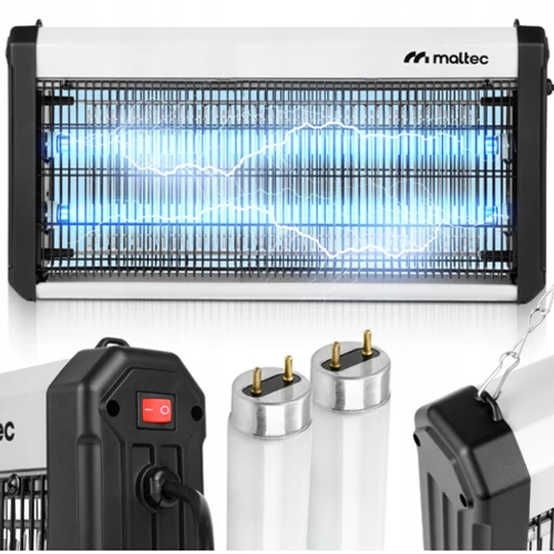 MasterKiller Megbízható Erős Elektromos 2 csöves szúnyogirtó UV lámpa 30W 3800V