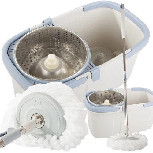 Rotary Spin Mop fém kosaras forgófejes felmosó készlet