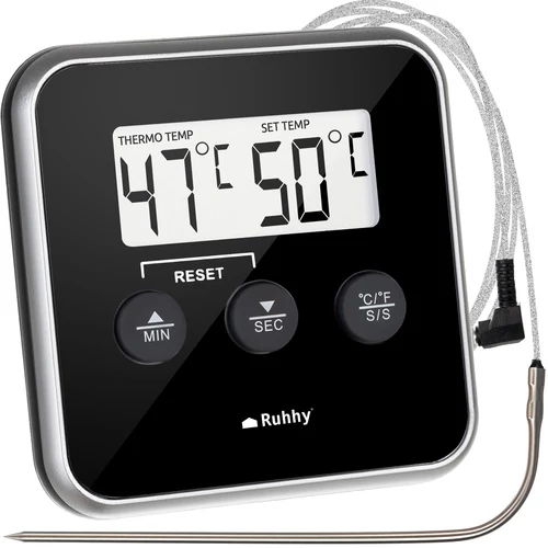 Kitchen thermometer with Ruhhy probe
