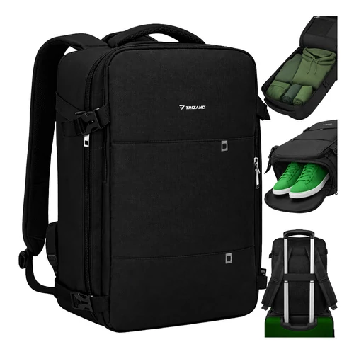 Trizand black hiking backpack 42x32x40cm