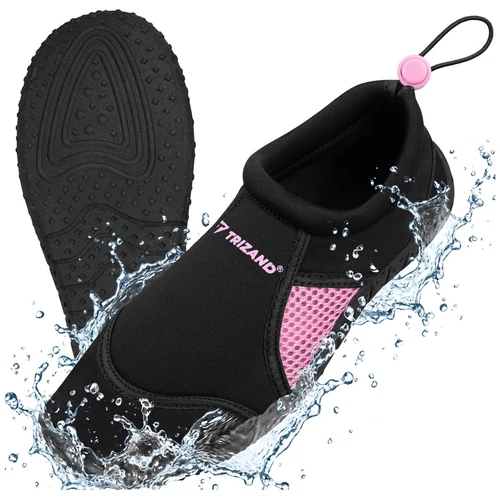 Black and pink water shoes - size 39 5mm Trizand