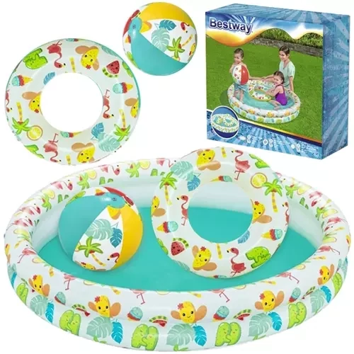 3-in-1 inflatable pool for children BESTWAY 51124