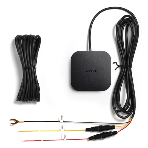 70mai XM70MAIHWKC, DC adapter, Fekete, 3 M, 12 - 30 V, 5 V, 2,4 A