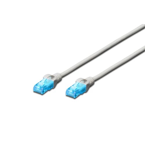 Digitus DK-1512-300, 30 M, Cat5e, U/UTP (UTP), RJ-45, RJ-45, Szürke