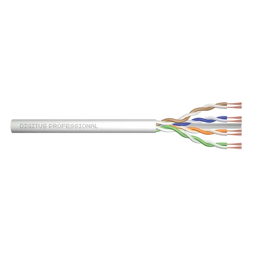 Digitus DK-1613-A-P-1, 100 M, Cat6a, U/UTP (UTP), Szürke