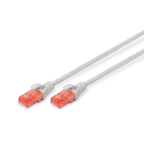 Digitus DK-1617-300, 30 M, Cat6, U/UTP (UTP), RJ-45, RJ-45, Szürke