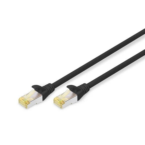 Digitus DK-1644-A-100/BL, 10 M, Cat6a, S/FTP (S-STP), RJ-45, RJ-45, Fekete