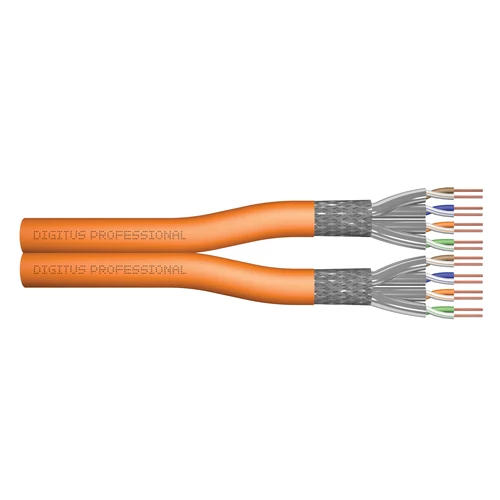 Digitus DK-1743-VH-D-1, 100 M, Cat7, S/FTP (S-STP), Narancssárga