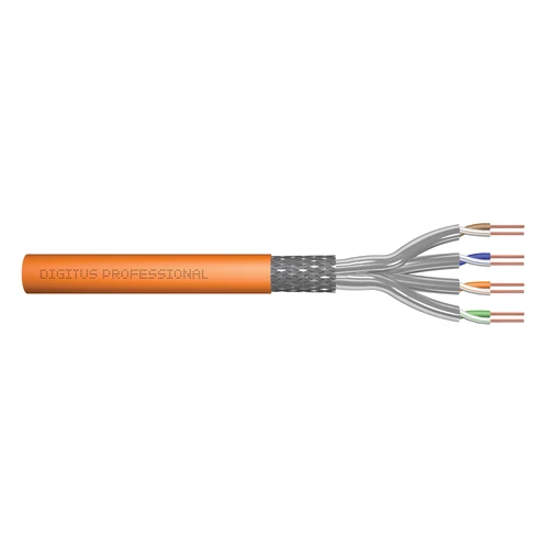 Digitus DK-1743-VH-025, 25 M, Cat7, S/FTP (S-STP), Narancssárga