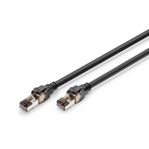 Digitus DK-1843-050, 5 M, Cat8.1, S/FTP (S-STP), RJ-45, RJ-45, Fekete