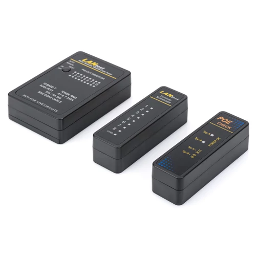 Digitus DN-14001-1, RJ-45, PoE testing, Fekete, Vörös, 9 V, CE