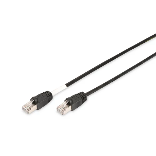 Digitus DK-1644-100/BL-OD, 10 M, Cat6, S/FTP (S-STP), RJ-45, RJ-45, Fekete