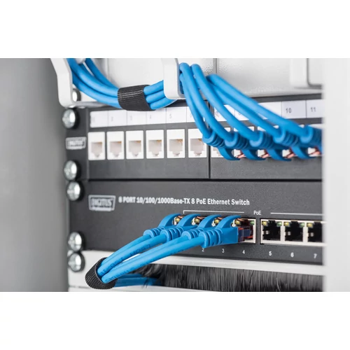 Digitus DN-91420, Rackre szerelhető, 1U, Fekete, 270 mm, 120 mm, 171,212 g