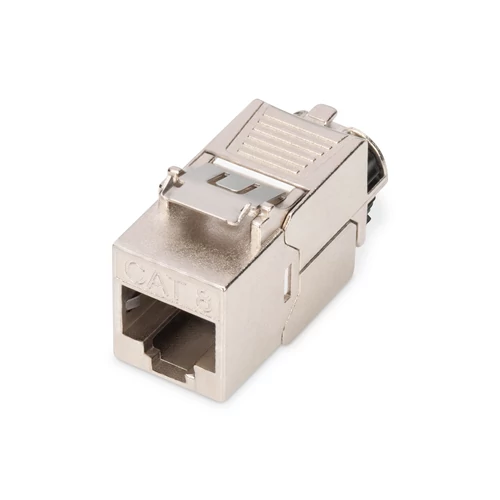 Digitus DN-93816, Lapos, Fehér, RJ-45, RJ-45, Aljzat, Aljzat