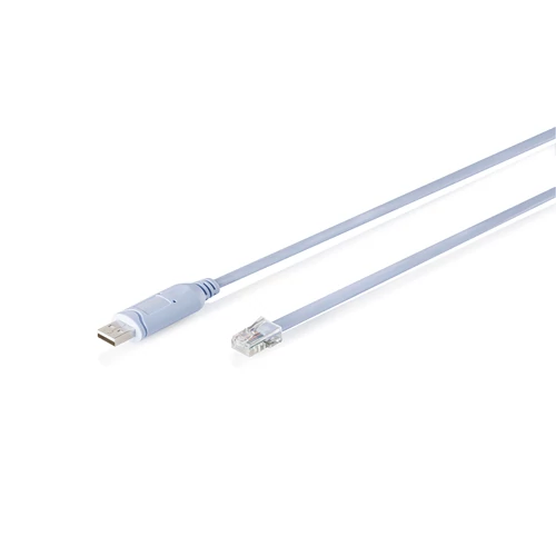 Digitus DA-70173, USB A típus, RJ-48, Apa, Kék, 1,8 M