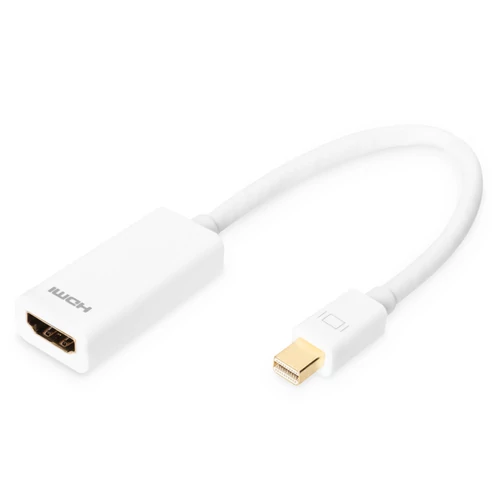Digitus AK-340404-001-W, 0,15 M, Mini DisplayPort, HDMI, Nikkel, 1.1a, Réz