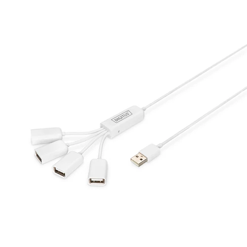 Digitus DA-70216, 480 Mbit/s, Fehér, 1,00 M, Kína, Microsoft Windows 7/Vista/XP, Mac OS 10.x, 170 mm
