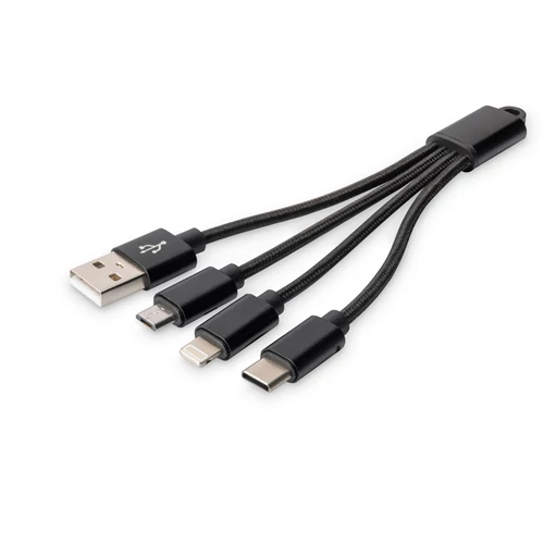Digitus DB-300160-002-S, Fekete, 0,15 M, Nikkel, Kína, 1 db, 235 mm