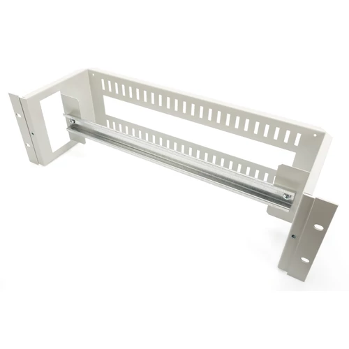 Digitus DN-19-DIN-3U, Rack sín, Acél, Szürke, 2,5 kg