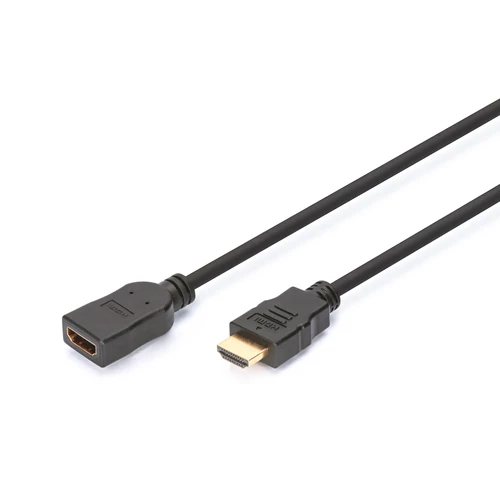 Digitus AK-330201-050-S, 5 M, HDMI A-típus (Standard), HDMI A-típus (Standard), 3840 x 2160 pixelek, 3D, Fekete