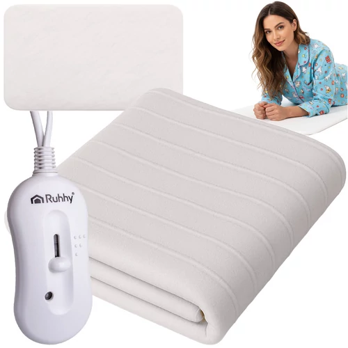Elektromos Fűthető Matrac 150x80cm 3 Fűtési Mód Távirányítóval Fehér