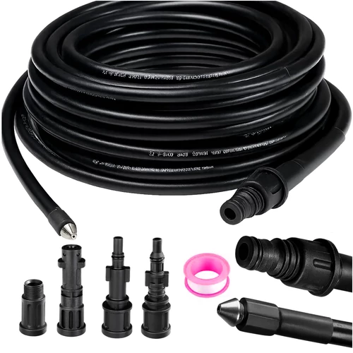 Pipe cleaning hose with adapter 15m Ruhhy 26132