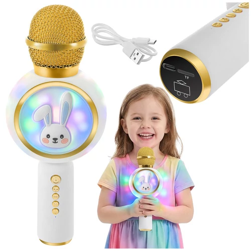 Izoxis 27047 Wireless Karaoke Microphone White