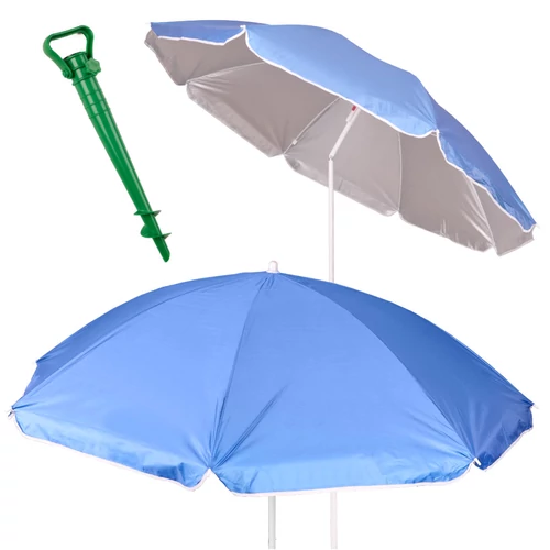 Strand napernyő állítható törhető UV összecsukható 150cm kék