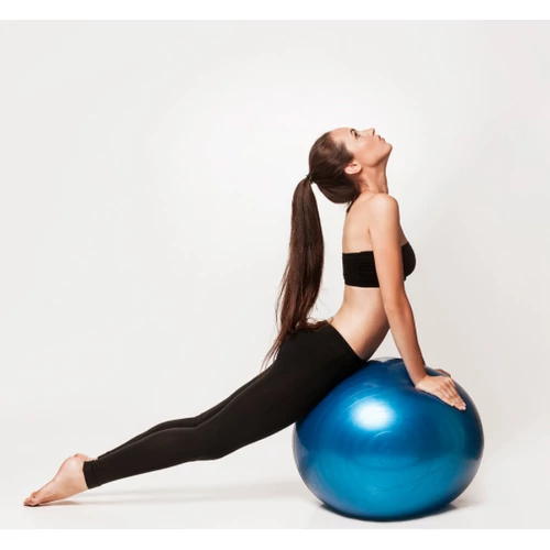 XQMAX Yoga labda pumpával, 55 cm, kék