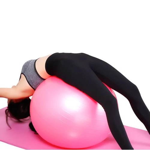XQMAX Yoga labda pumpával, 55 cm, pink