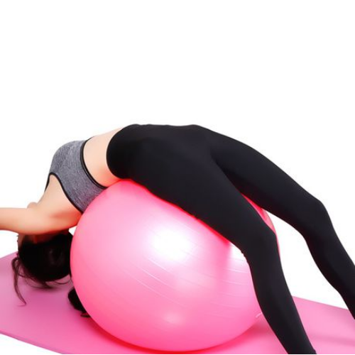 XQMAX Yoga labda pumpával, 55 cm, pink