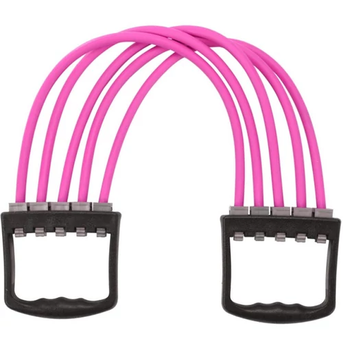 XQmax állítható test és kar expander 5 szálas, 45 cm, pink