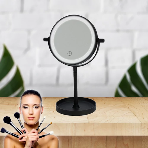 Eleganza 14 LED-es Profi sminktükör, 15 cm átmérőjű tükörrel