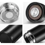 Kép 2/5 - 0,5 L-es LED hőmérsékletjelzős termosz-utazóbögre, fekete