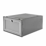 Kép 2/3 - 10 db-os cipőrendező doboz szett 32x21x12cm szürke műanyag