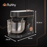 Kép 4/5 - Robot konyhai RUHHY 2200W - 6.2L Melegítős keverőedénnyel, Szürke/Arany